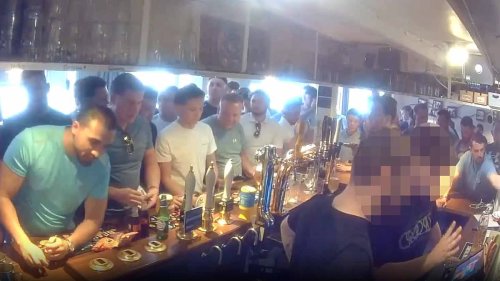 EXCLUSIVEMoment village pub is forced to close after 50 travellers descended on Surrey beauty spot forcing 'Britain's Beverley Hills' to close down
