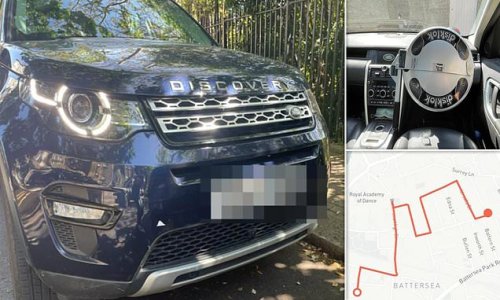 Land Rover Discovery driver pinches her OWN car back from thieves: Motorist foils crooks after finding her stolen vehicle parked on street 1.9miles away from her home using GPS tracker