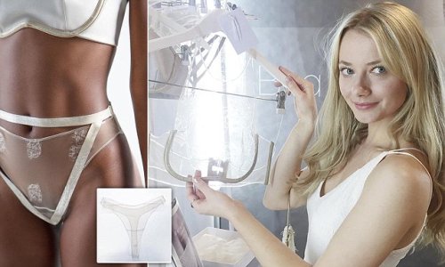 NTU fashion student creates seamless silicone lingerie using a 3D printer