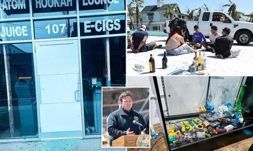 'You loot, we shoot': Florida Governor Ron DeSantis issues a stark warning to opportunistic thieves as the Sunshine State begins to recover from the devastation caused by Hurricane Ian