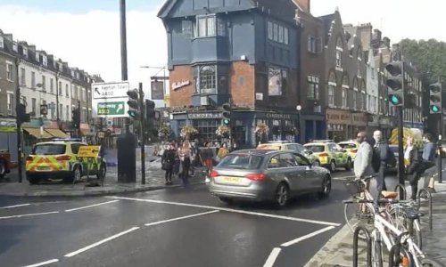 Man rushed to hospital after he 'set himself on fire' in Camden