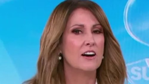 Well, that was awkward! Sunrise hosts Natalie Barr and Matt Shirvington left red-faced during live cross
