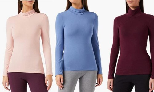 Stay warm this autumn: Shoppers say this stylish thermal top 'fits a treat' and is a must for cold days - plus, prices start from just £7.36