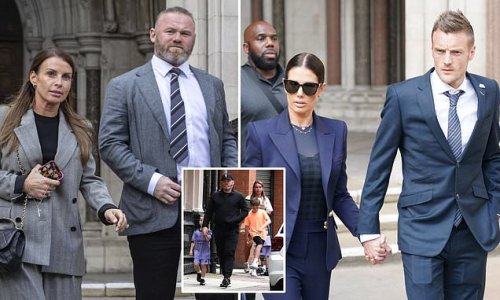 Wayne Rooney flew back from US to celebrate Coleen's Wagatha Christie libel victory over Rebekah Vardy with a slap-up meal - as legal expert says losing WAG 'has no hope' if she appeals and 'will be better off retiring to a Scottish island'