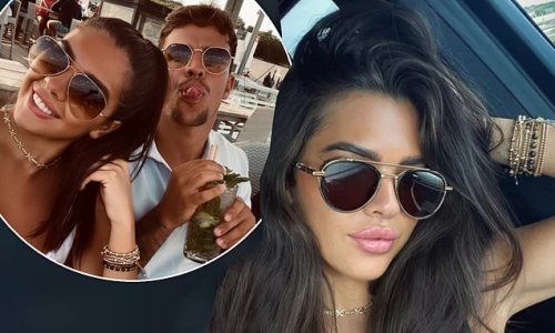'Back in the UK for a busy week': Love Island's Gemma Owen returns from her romantic trip to Portugal with beau Luca Bish - after he hinted he'd finally asked her to be his girlfriend