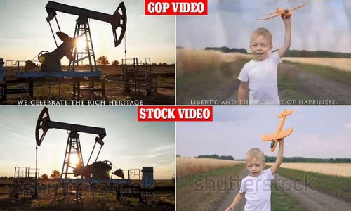 Republican's 'Commitment to America' video is filled stock images and videos taken in Russia and Ukraine