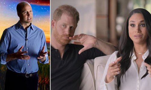 Battle of the streaming services! Prince William partners up with YouTube for Earthshot prize content - after Harry's multimillion pound deal with Netflix