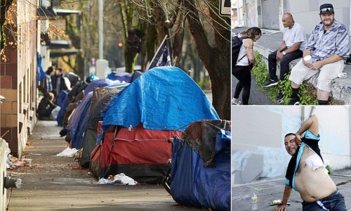 Frustrated families in Dem-led Portland are selling their HOMES as homeless camps go up outside their front doors!