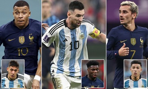 CHRIS SUTTON: The three key clashes that could decide World Cup final: Midfield superiority will be crucial, while Nahuel Molina will be tasked with keeping Kylian Mbappe quiet and Aurelien Tchouameni has the unenviable job tracking Lionel Messi