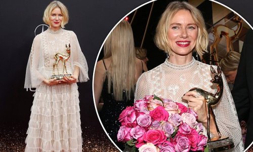 Naomi Watts exudes glamour as she steps out for Germany's