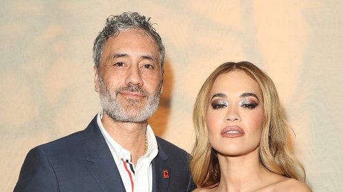 Rita Ora wears a leggy mini dress as she joins husband Taika Waititi at Business Of Fashion gala...