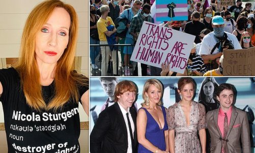 JK Rowling says her family have received 'threats' because of her outspoken views on gender issues - but the Harry Potter author says 'I still don't regret standing up'