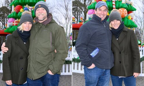 Zara and Mike Tindall join Peter Phillips at Legoland