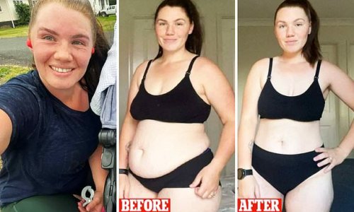 How to lose 11kg in 12 WEEKS: How young mum-of-three transformed her figure in just three months - and saved $2,000 on groceries while at it