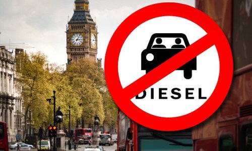 Death knell for diesel: Just 1 in 20 new car buyers are set to order one as 'dirty' stigma and switch to electric vehicles hammers demand