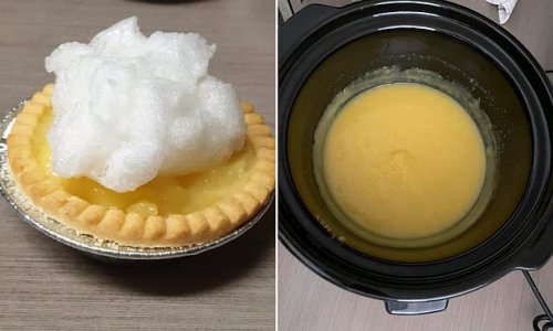How to make mouthwatering mini lemon meringue pies in a slow cooker using just SEVEN ingredients