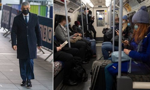 Sadiq Khan says Londoners WILL have to keep wearing masks on Tube and buses even as Boris Johnson ends rule for them to be worn anywhere else