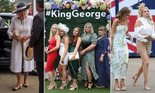Racing fans arrive for the King George Diamond Weekend at Ascot