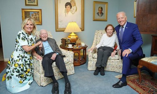Carter Library releases odd photo of the Bidens visiting Carters