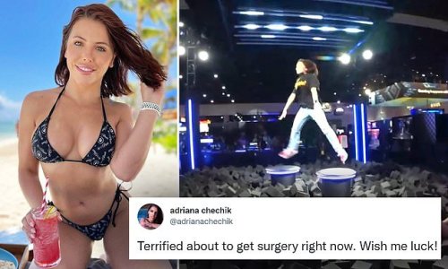 500px x 300px - Terrified about to get surgery now': Porn star and Twitch streamer who  broke her BACK in