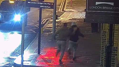 Moment masked phone thief gets instant karma after snatching device in front of undercover Met Police officers