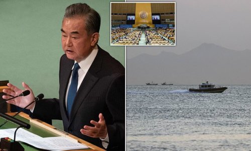 China sparks new Taiwan invasion fears with threat to 'crush' anyone who tries to stop its 'reunification' with the self-governing island after Biden kowtowed to Beijing at UN