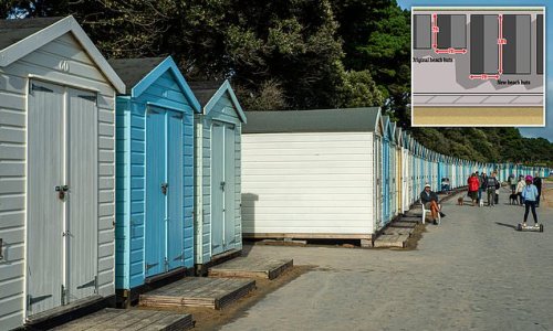 Planning probe launched after beach huts are controversially extended