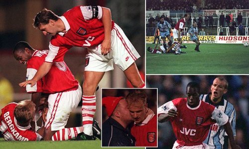 Ian Wright starred last time Arsenal played EFL Cup second-round tie