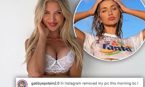 Model Gabrielle Epstein has 'naked photo' removed from Instagram for  breaking nudity rules... after the website bizarrely accused her of 'sexual  solicitation' | Flipboard