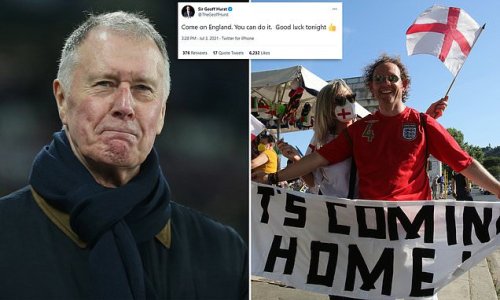 Sir Geoff Hurst wishes Three Lions 'good luck' - Flipboard