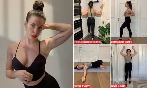 Fitness trainer reveals how to prevent back pain and bad posture with SIX simple stretches