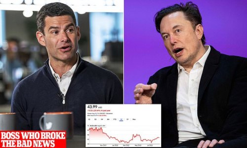 Sorry you crossed Elon now? Woke Twitter staff are warned upcoming bonuses will be HALF what they expected, as firm suffers huge loss and battles Musk over his aborted $44 billion acquisition deal