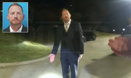 'I'm with the Titans': Newly surfaced police footage shows NFL assistant coach Todd Downing's DUI arrest after telling cops he was rushing to get home because he 'got a death threat' and wanted to be with his family