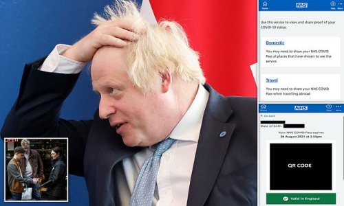 More than 50 Tory MPs prepared to vote AGAINST Covid passports