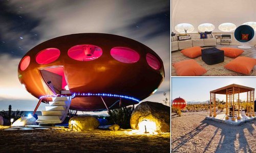 Airbnb in the Californian desert is shaped just like a flying saucer
