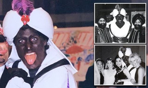 New photo of Justin Trudeau in blackface at Arabian Nights party