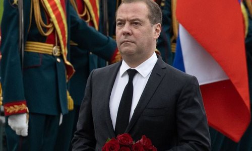 Putin ally Dmitry Medvedev warns NATO any attempt to 'encroach' on Crimea would be a 'declaration of war' that could trigger WW3