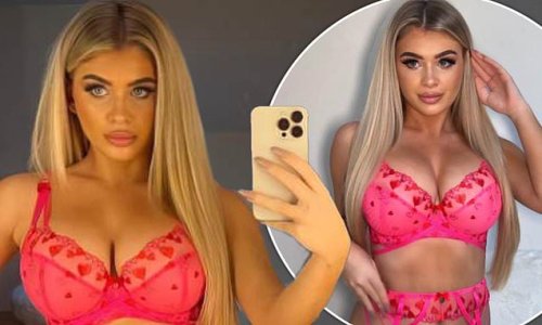 Love Island's Liberty Poole turns up the heat in hot pink lingerie