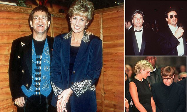 Elton John: Night my flirty friend Diana had Stallone and Gere fighting over her... and the REAL reason we fell out