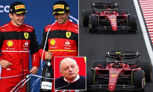 New Ferrari team boss Fred Vasseur insists 'there will be no No 1 driver' next season as he promises Charles Leclerc and Carlos Sainz an equal crack at claiming the F1 world title