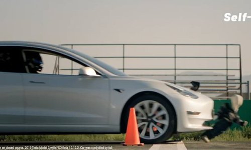'Deeply disturbing' video appears to show a Tesla in full self-driving mode repeatedly running over a child-sized mannequin in 'controlled test conditions'