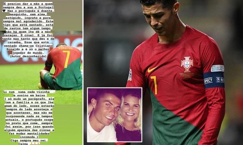 Cristiano Ronaldo's sister Katia Aveiro accuses Portugal fans of being 'sick, soulless and forever ungrateful' following criticism of her brother... as she insists the Man United star remains 'the BEST player in the world' despite his recent struggles