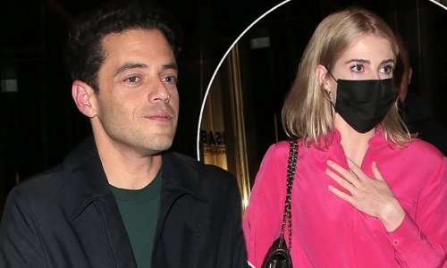 Rami Malek steps out for a romantic date night with Lucy Boynton