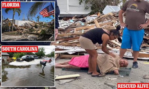 Hurricane Ian death toll hits THIRTY - including elderly couple killed after power cut stopped their oxygen machines - as Florida county which saw most deaths is blasted for delaying evacuation warning, and survivor is rescued from rubble