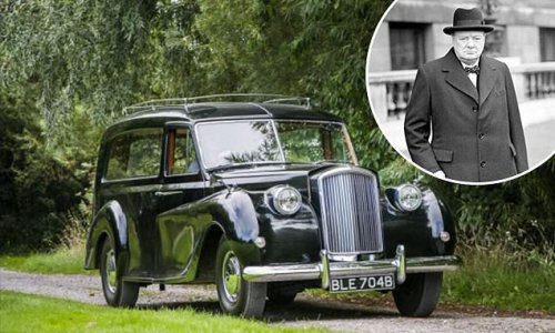 Winston Churchill's hearse has been restored and is back in service