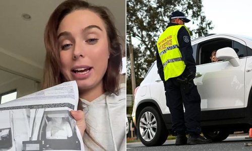 Why car sick woman was hit with a massive $1,078 fine and four demerit points - even though she had her seatbelt on and wasn't even driving