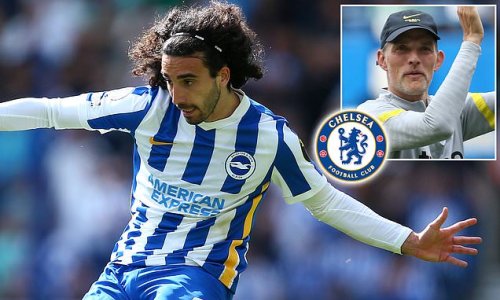 Chelsea will have to 'fork out £45m to sign Brighton defender Marc Cucurella ahead of Premier League rivals Manchester City and Tottenham'... despite the fact the Seagulls paid just £15m for his services in 2021