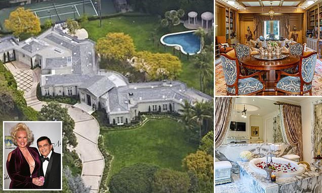 A home to fall in love with! Eight-bedroom LA mansion belonging to late radio star Casey Kasem hits market for $39.7 million - complete with heart-shaped swimming pool and 1,200 white rose bushes in the garden
