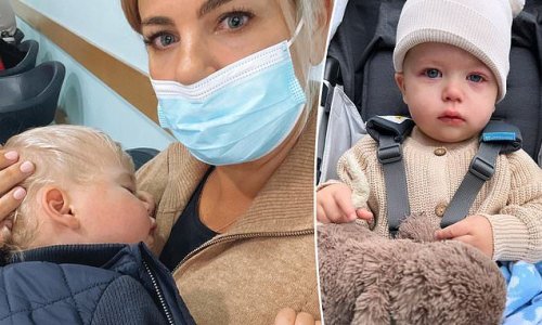 Fiona Falkiner and her fiancée Hayley Willis thank fans for their support after their son Hunter, one, was rushed to hospital in 'terrifying' choking incident