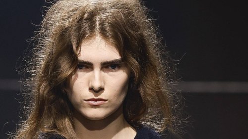 Prada leaves audience baffled with 'depressive' hairstyles worn at fashion week show that looks like the models just got out of bed